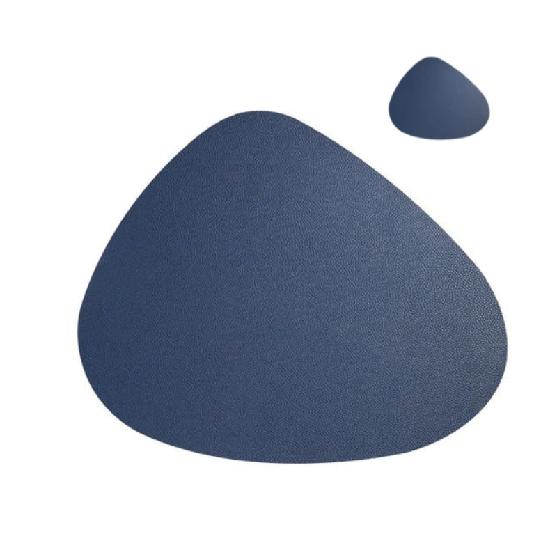 Pebble Shaped Placemats and Coasters Set of 8 2