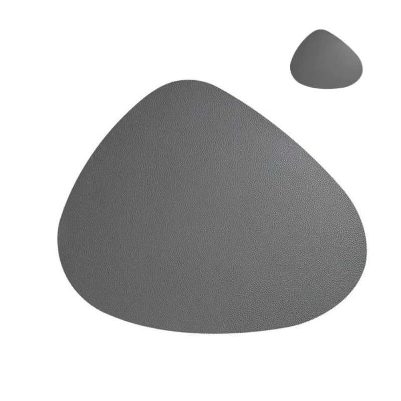 Pebble Shaped Placemats and Coasters Set of 8 3