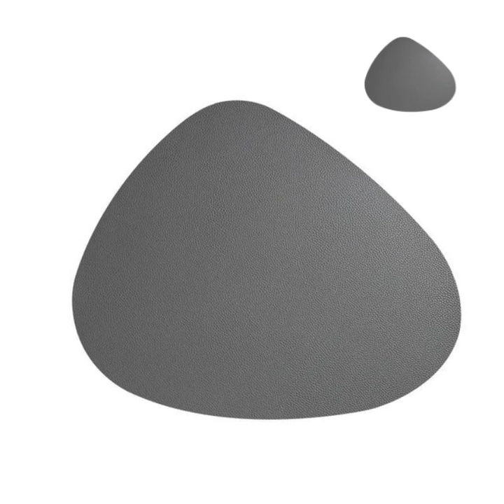 Pebble Shaped Placemats and Coasters Set of 8 3
