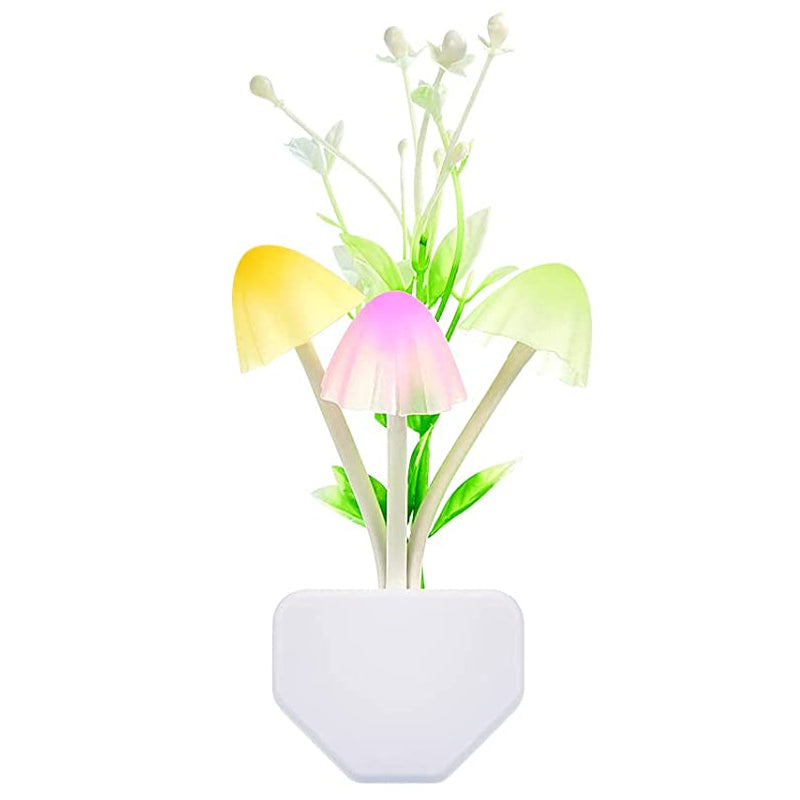 Plug In Mushroom LED Night Light ABS 1.8 x 1.8 x 4.7 in 1