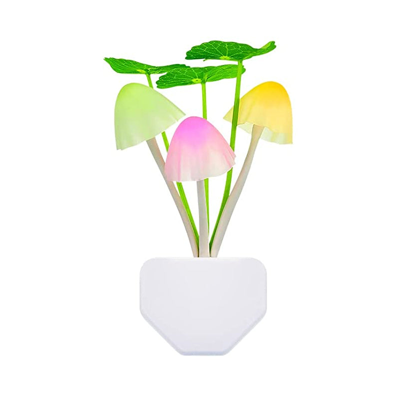 Plug In Mushroom LED Night Light ABS 1.8 x 1.8 x 4.7 in 2