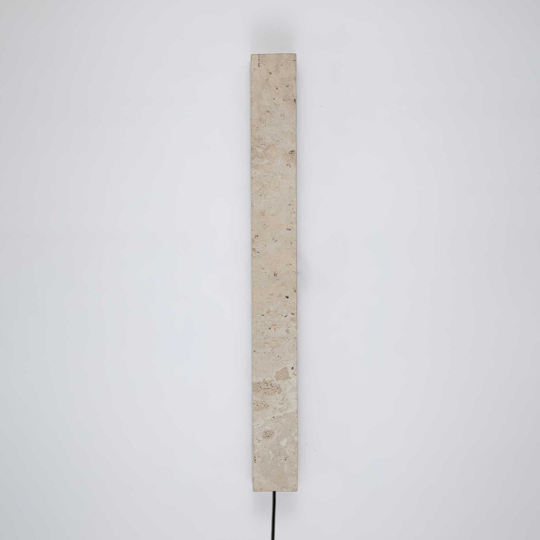 Plug In Travertine Linear Wall Light 18.9 in Set of 3 8
