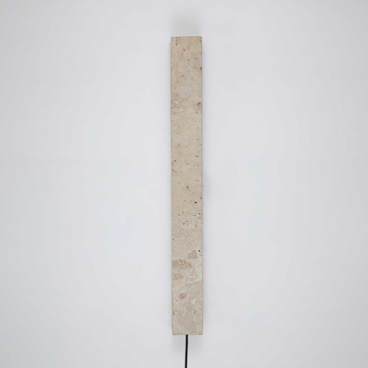 Plug In Travertine Linear Wall Light 18.9 in Set of 3 8