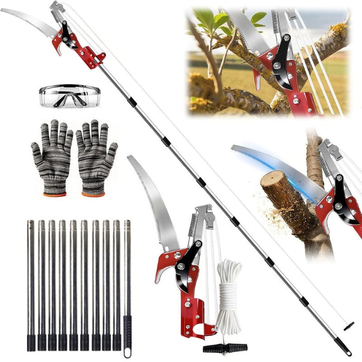Pole Saw and Tree Pruner 14 ft Extendable 1