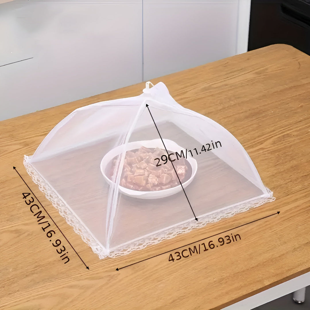 Pop Up Mesh Food Covers Set of 5 16.9 x 16.9 Inch 1