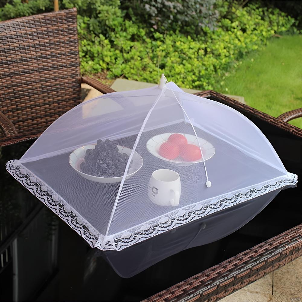 Pop Up Mesh Food Covers Set of 5 17.7 x 17.7 Inch 1