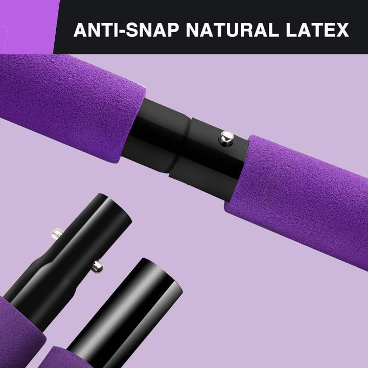 Portable Pilates Bar Kit with Resistance Bands Set of 2 2