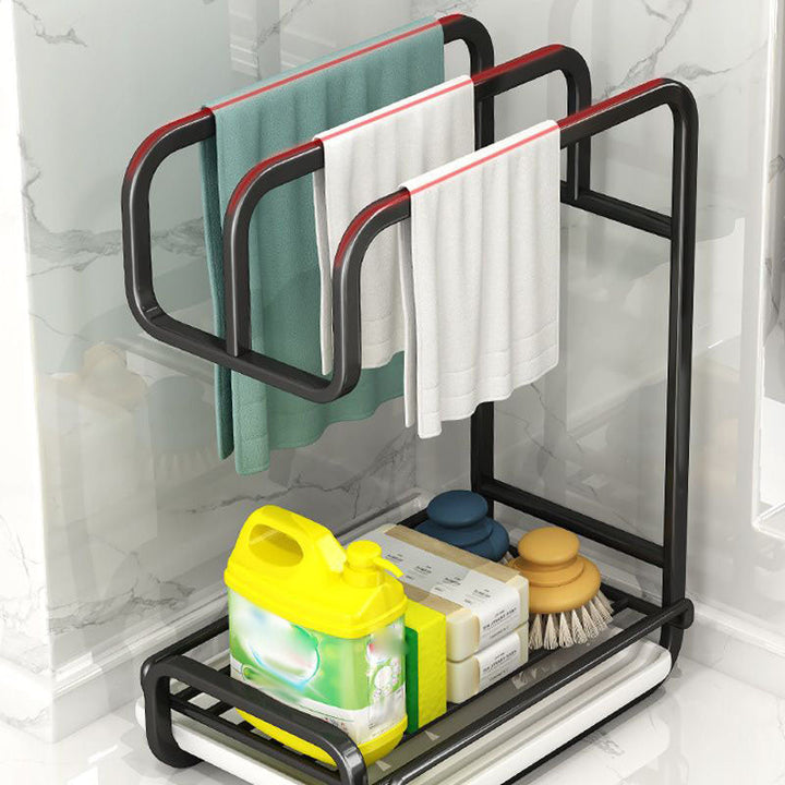 Rag and Sponge Drying Rack 10.6 x 7.9 x 5.1 Inch with Drip Tray 6