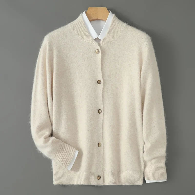 Regular Fit Cashmere Button Cardigan Set of 3 Beige 2