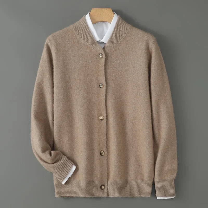 Regular Fit Cashmere Button Cardigan Set of 3 Camel 2