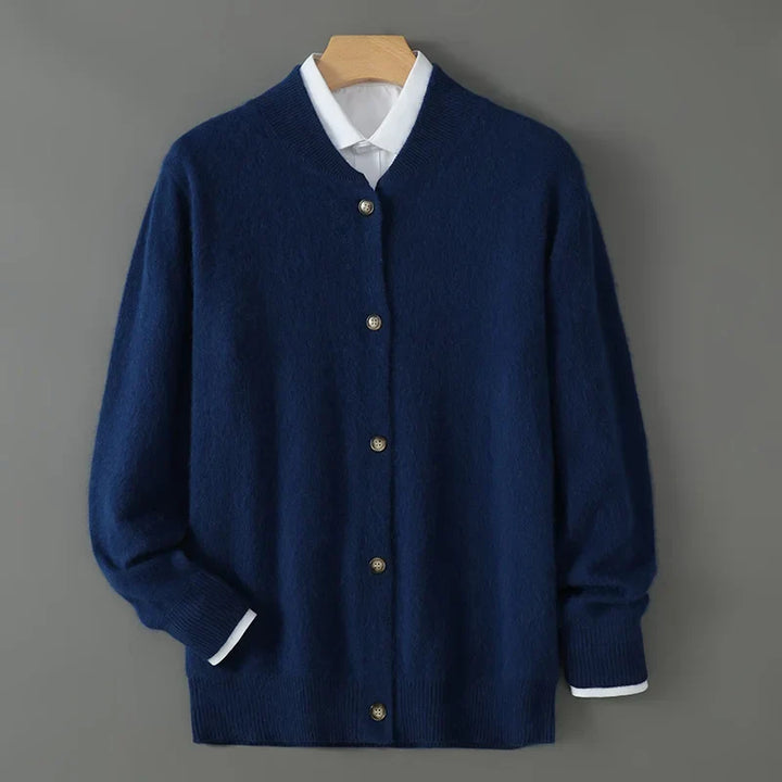 Regular Fit Cashmere Button Cardigan Set of 3 Navy 2