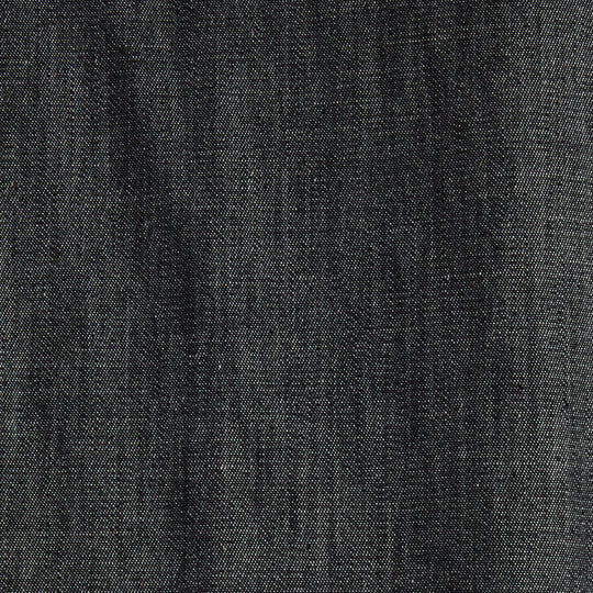 Regular Fit Lightweight Denim Western Shirt Zip Front Black 6