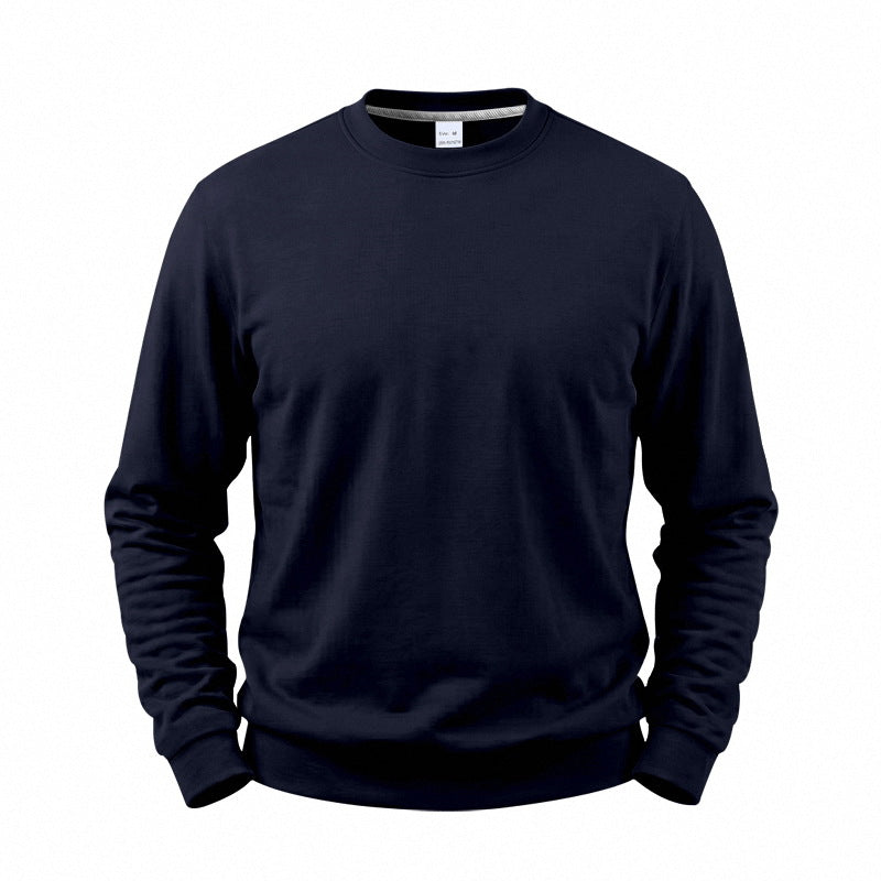 Relaxed Fit Fleece Lined Crewneck Sweatshirt Set of 3 Navy 1