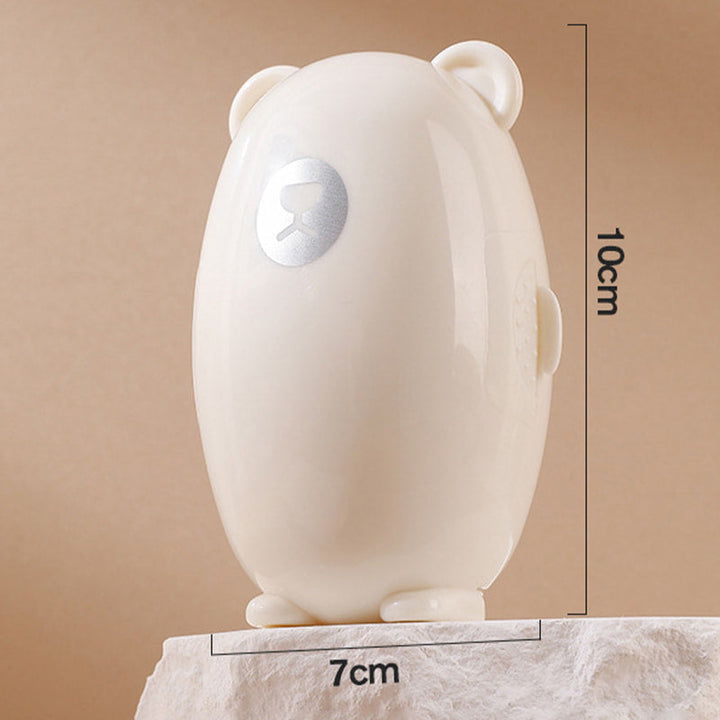 Reusable Lint Roller Ball Washable 3.9 Inch Bear Shape 8