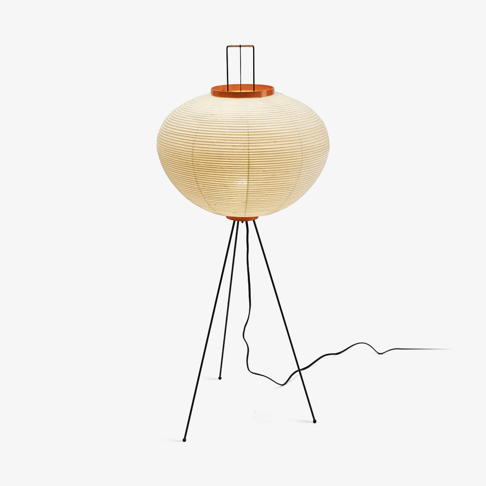 Rice Paper Floor Lamp Lantern on Tripod Legs 47.2 in Set of 2 1