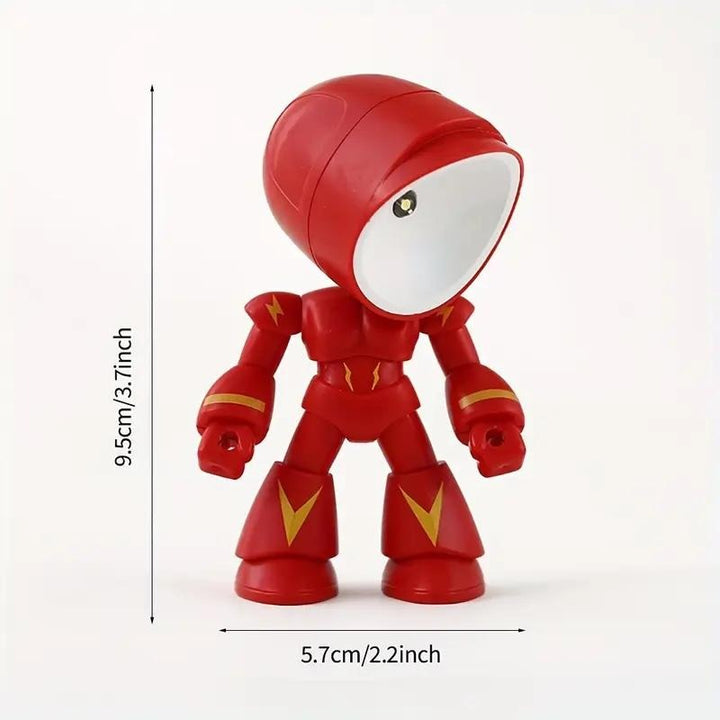 Robot LED Night Light ABS 3.7 Inch Set of 3 1