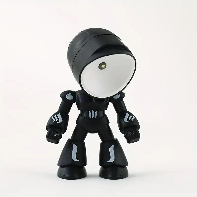 Robot LED Night Light ABS 3.7 Inch Set of 3 Black 1