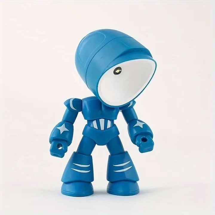 Robot LED Night Light ABS 3.7 Inch Set of 3 Blue 1