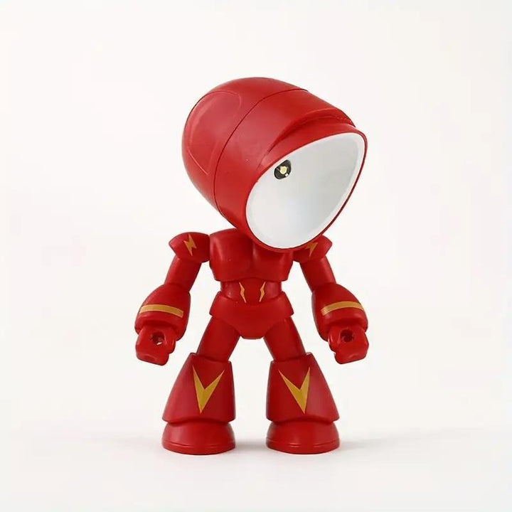Robot LED Night Light ABS 3.7 Inch Set of 3 Red 1