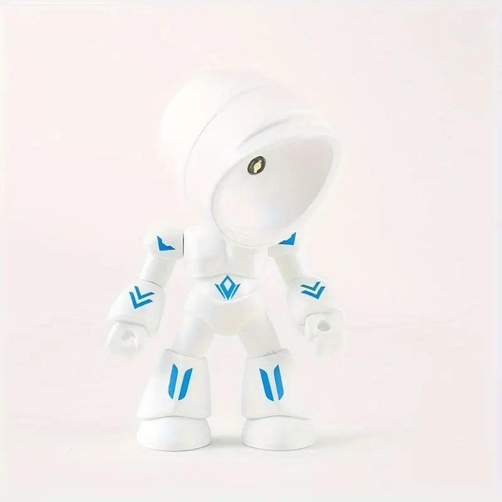 Robot LED Night Light ABS 3.7 Inch Set of 3 White 1