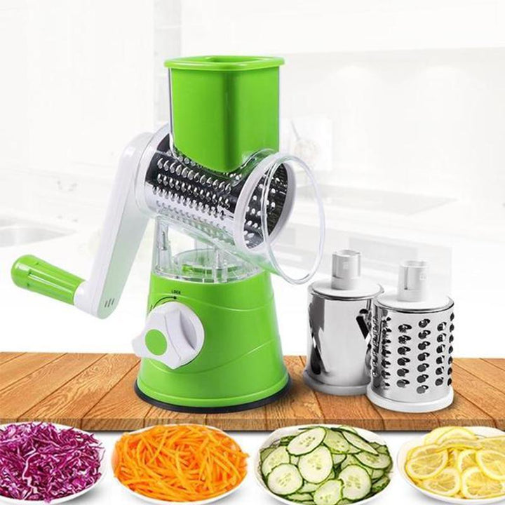 Rotary Cheese Grater with 3 Stainless Steel Drums 5