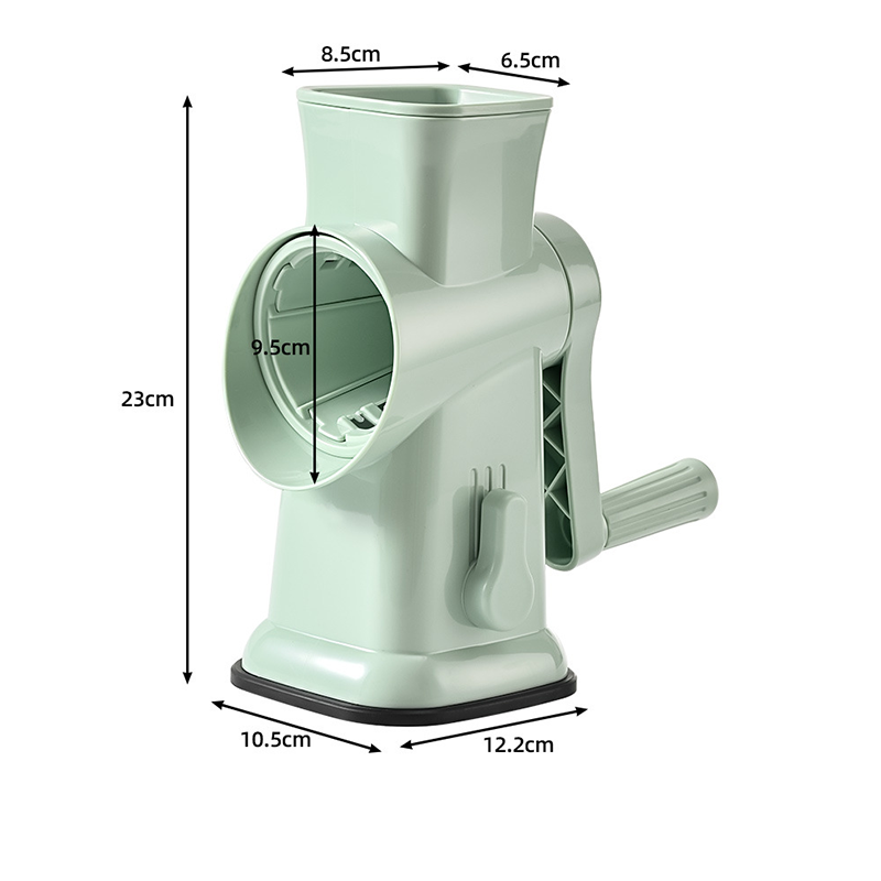 Rotary Vegetable Slicer with Interchangeable Blades 1