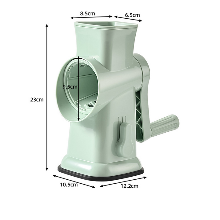 Rotary Vegetable Slicer with Interchangeable Blades 1