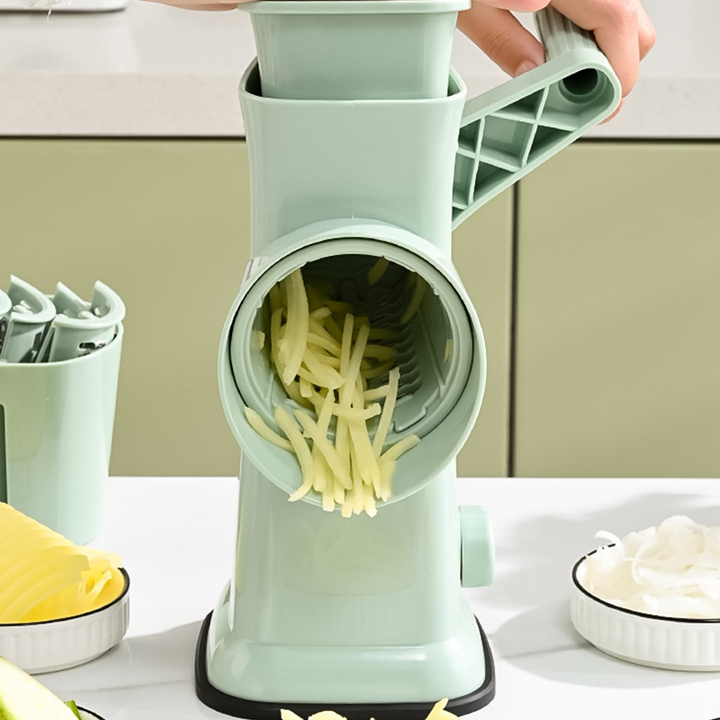 Rotary Vegetable Slicer with Interchangeable Blades 6