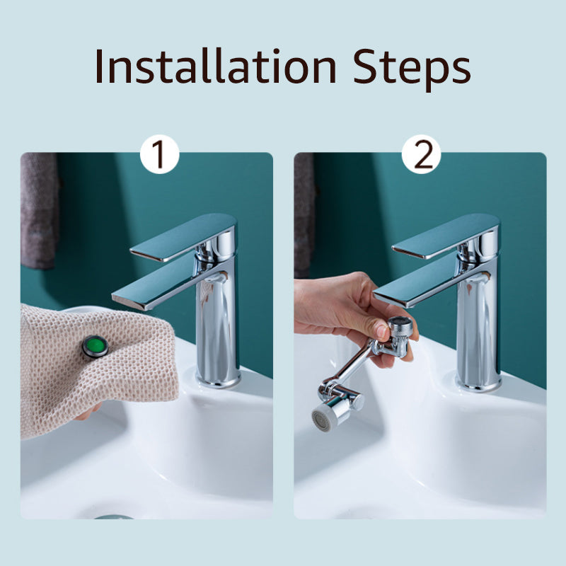 Rotating Faucet Aerator Extender 1080 Degree 10