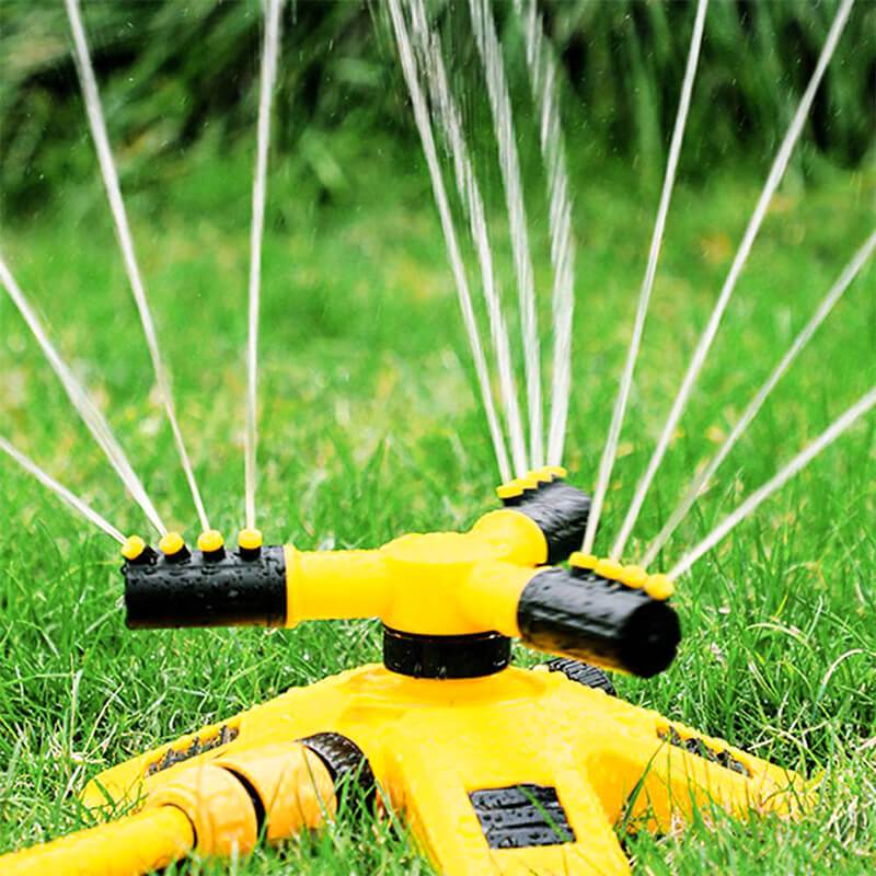 Rotating Lawn Sprinkler 3 Arm Set of 2 1