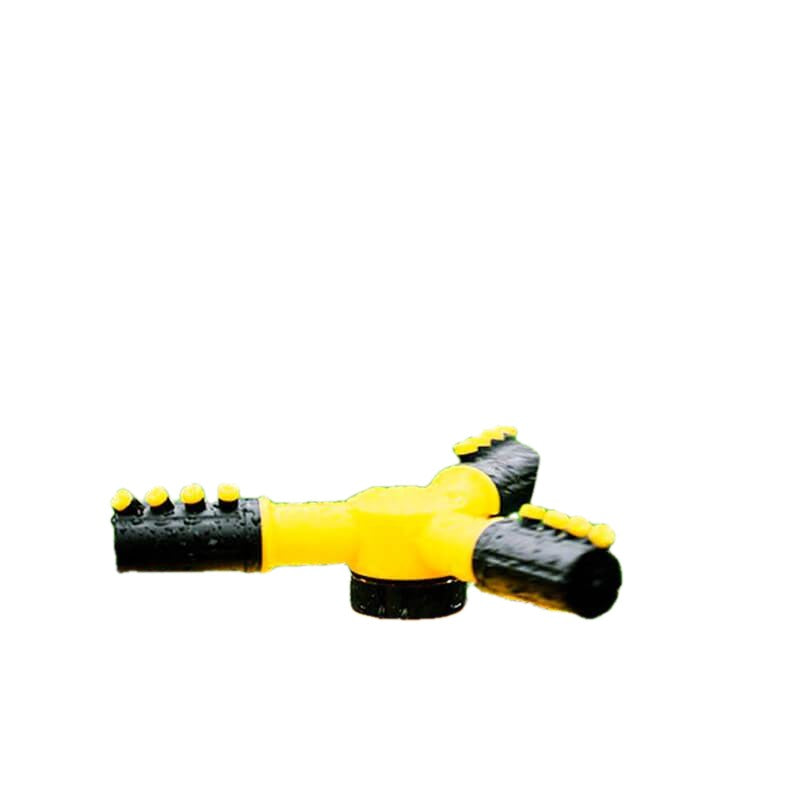 Rotating Lawn Sprinkler 3 Arm Set of 2 on white