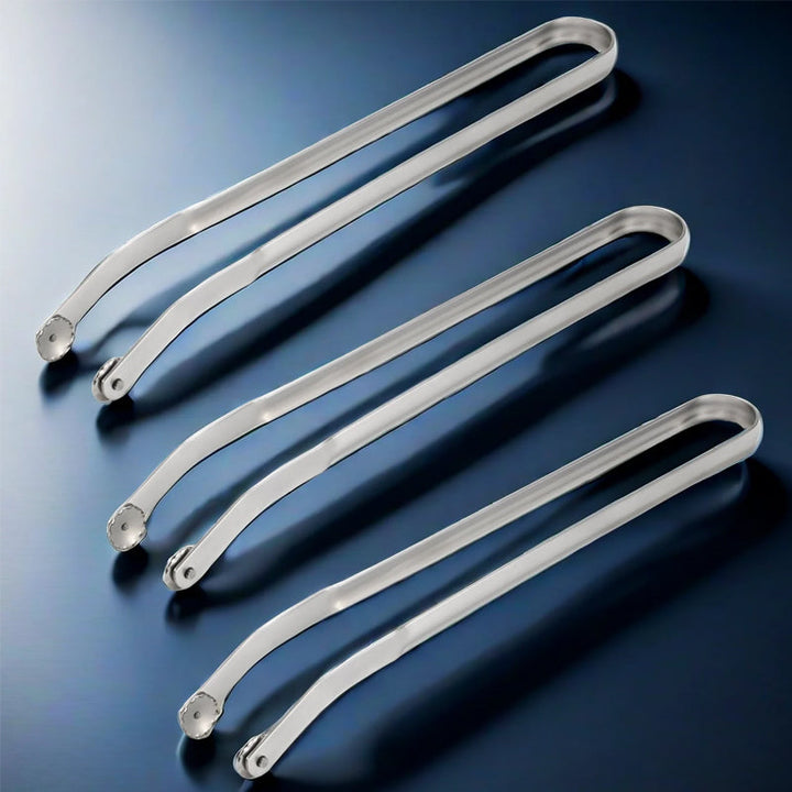 Sausage Turning Tongs Stainless Steel 15 Inch Set of 3 3 Pieces 1
