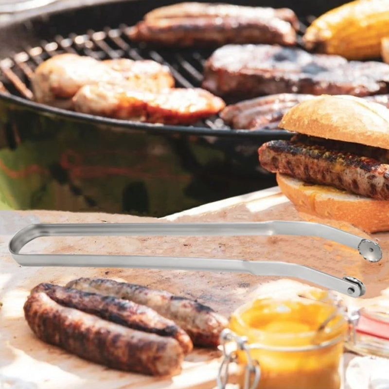 Sausage Turning Tongs Stainless Steel 15 Inch Set of 3 6