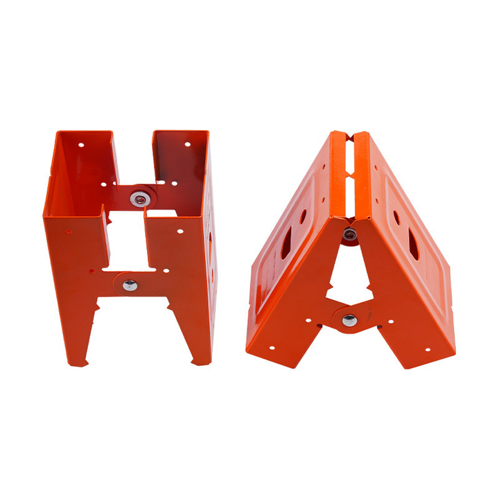 Sawhorse Brackets Steel Orange Pair 1