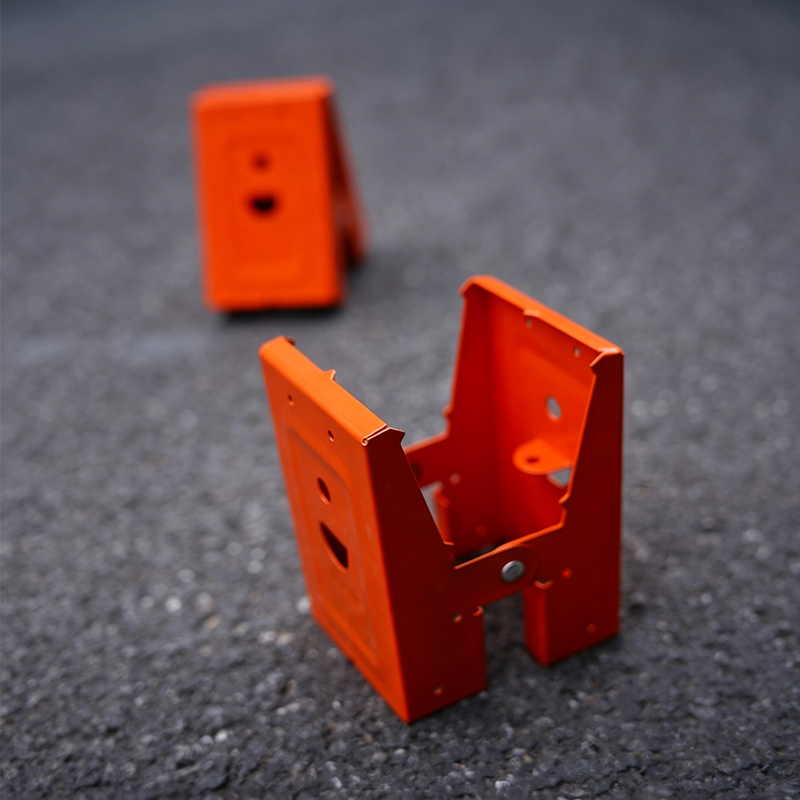 Sawhorse Brackets Steel Orange Pair 7