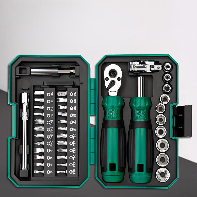 Screwdriver and Socket Set 40 Piece with Case 1