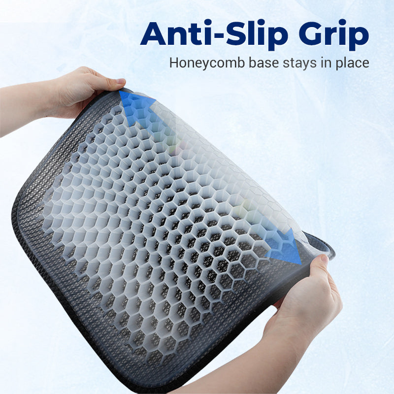 Seat Cushion PVC with Honeycomb Base 16.5 x 11.8 Inch 2