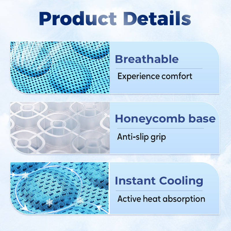 Seat Cushion PVC with Honeycomb Base 16.5 x 11.8 Inch 4