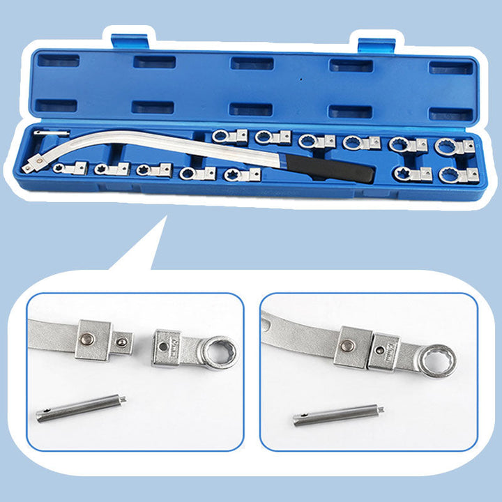 Serpentine Belt Wrench Set 15 Piece with Case 3