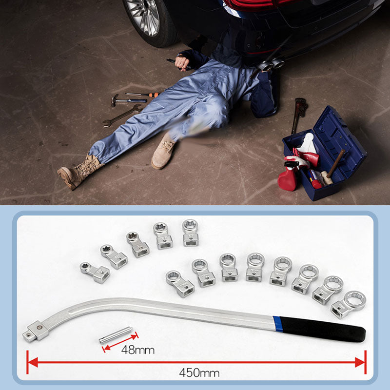 Serpentine Belt Wrench Set 15 Piece with Case 8