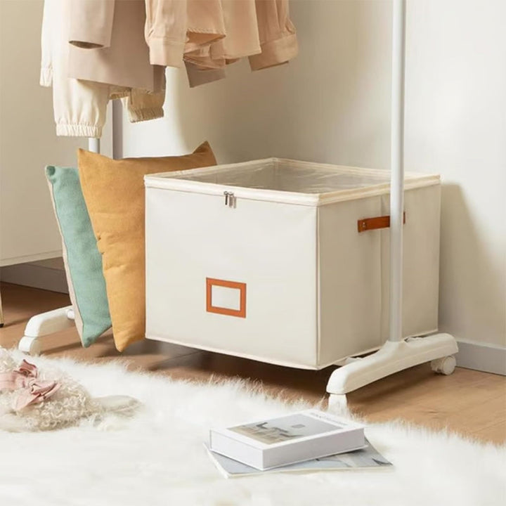 Shoe Storage Box Foldable 14.2 x 14.2 x 11.8 Inch with Clear Lid 4