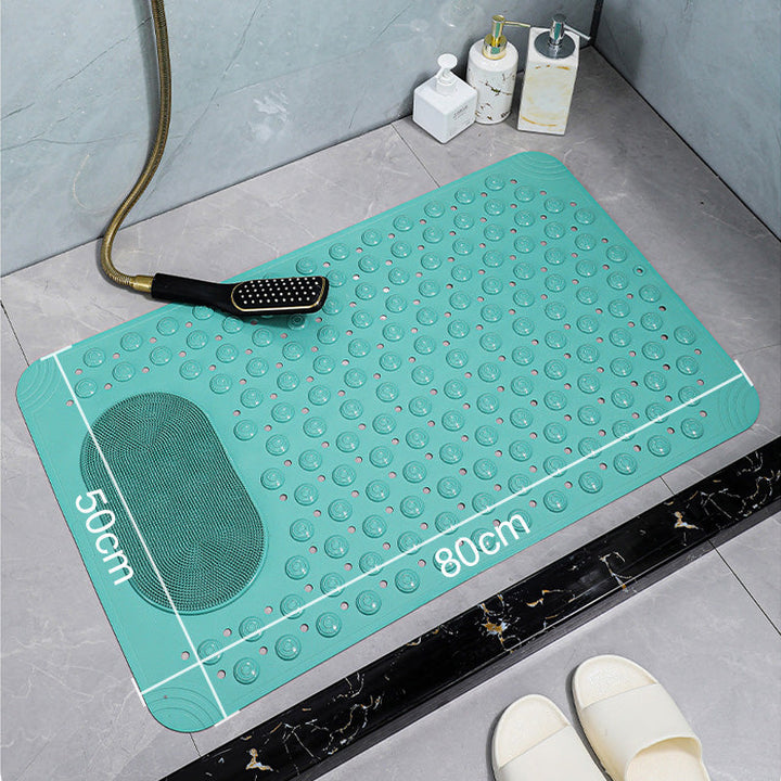 Shower Mat with Suction Cups and Drain Holes PVC 2