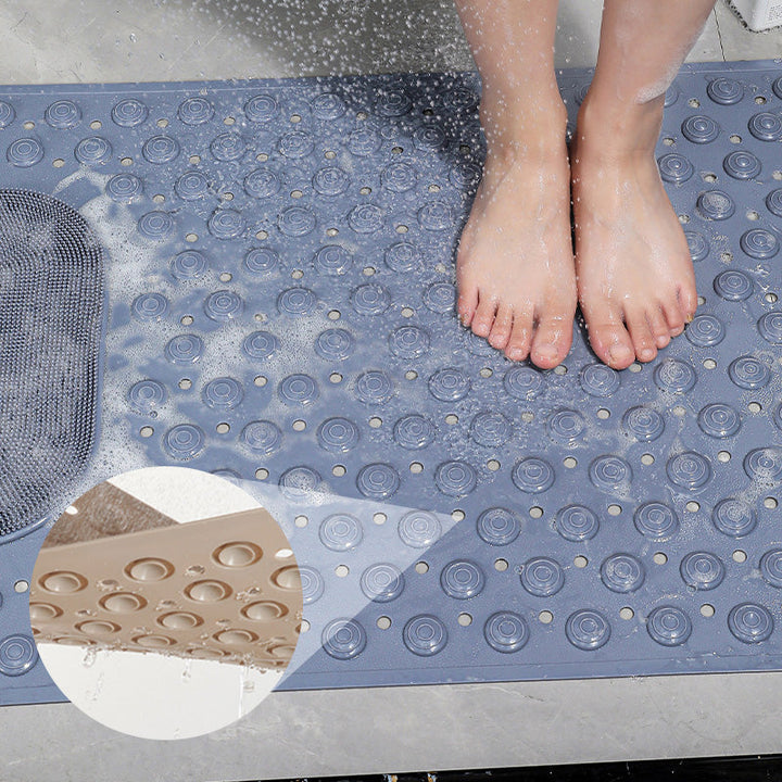 Shower Mat with Suction Cups and Drain Holes PVC 6