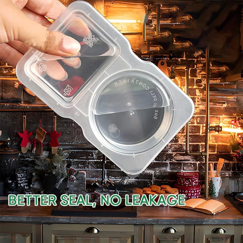 Snack Containers with Lids Double Compartment 140 ml 9