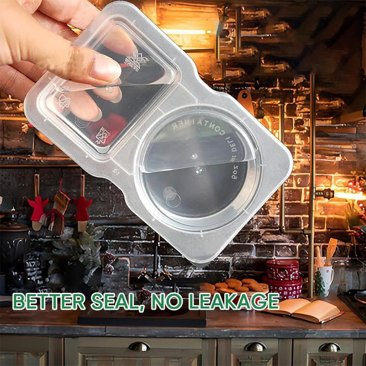 Snack Containers with Lids Double Compartment 140 ml 9