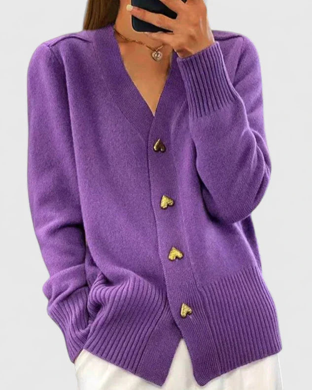 LIGHTWEIGHT KNIT CARDIGAN | CONFIDENT SHAPE WITHOUT CLING