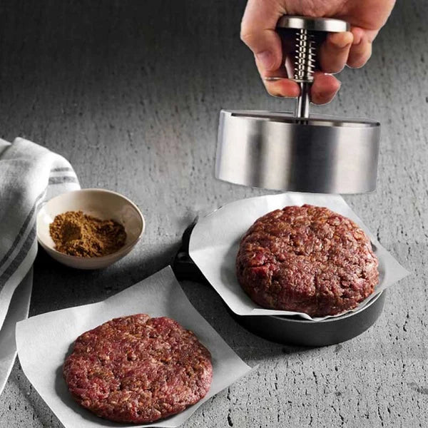 Stainless Steel Burger Press Patty Maker Set of 3 3