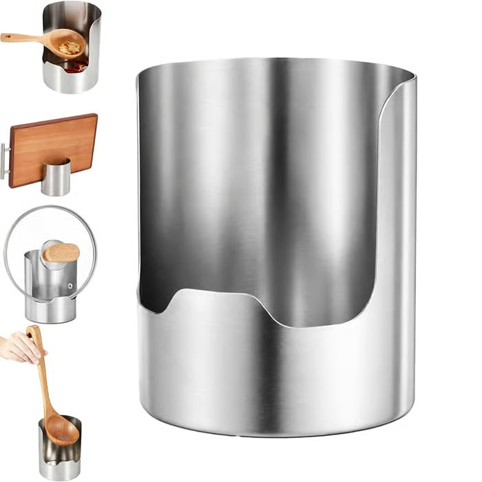 Stainless Steel Utensil and Pot Lid Holder Set of 2 Set of 2 1