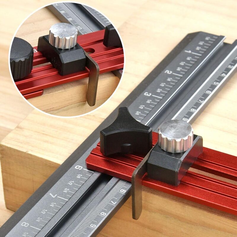 Stair Tread Template with Dual Scale 8 to 72 Inch Aluminum 3