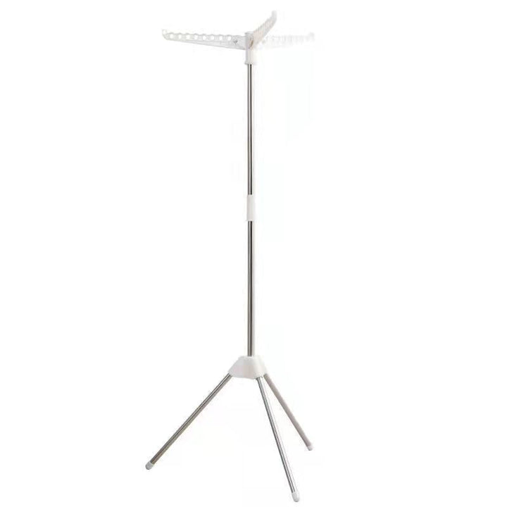 Standing Clothes Drying Rack Folding Stainless Steel 1 to 3 Layer 1